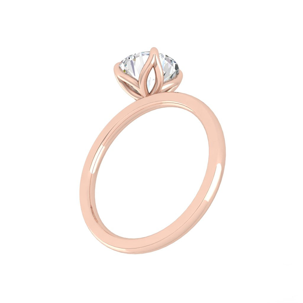 1.85 CT Round Moissanite Diamond Solitaire Engagement Ring