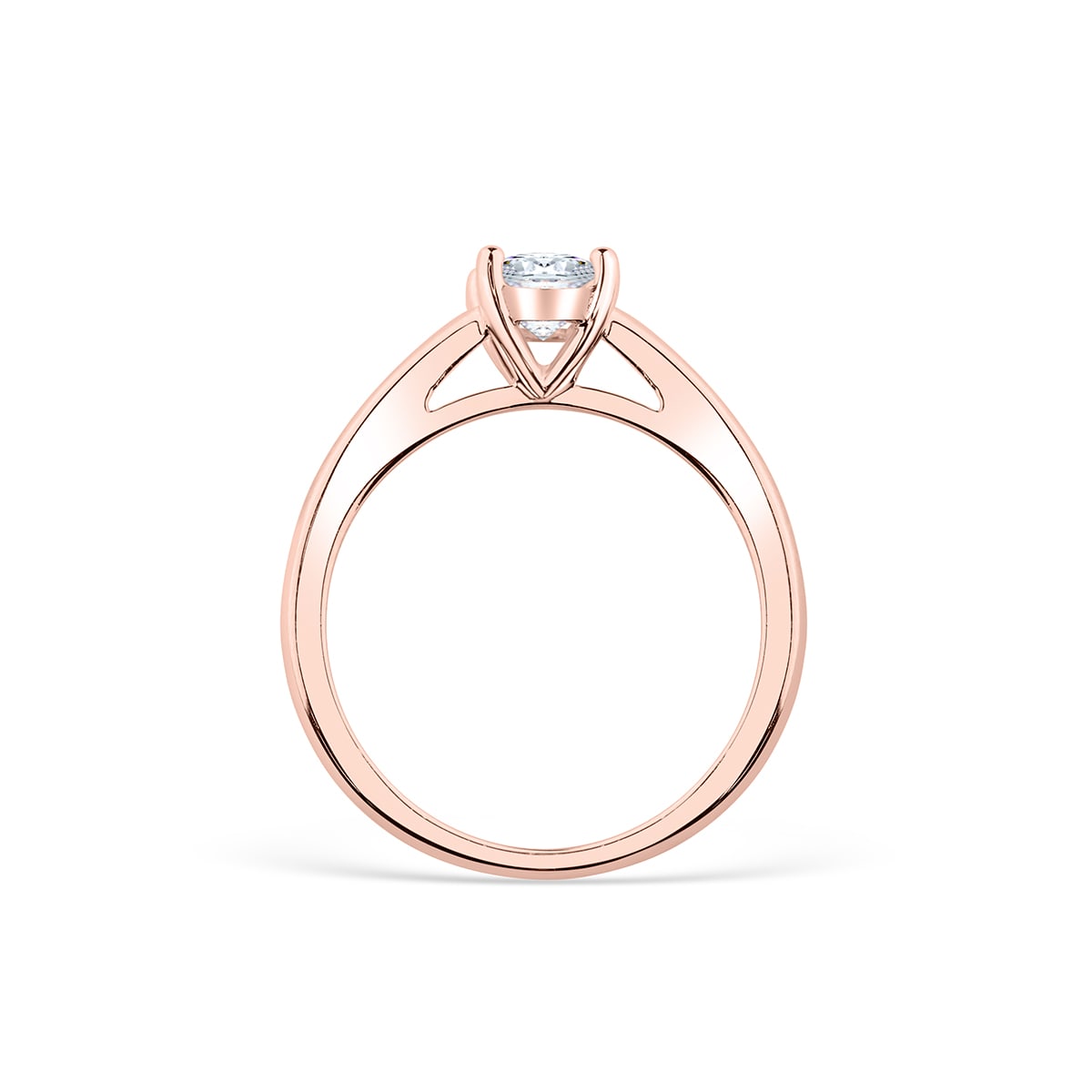 1.33 CT Oval Moissanite Diamond Solitaire Engagement Ring